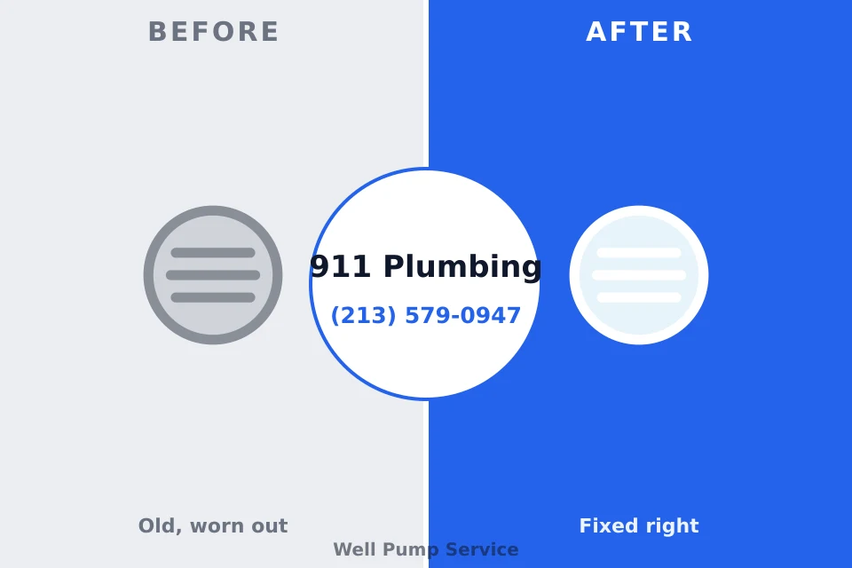 Before and after: plumbing repair Black Diamond, FL